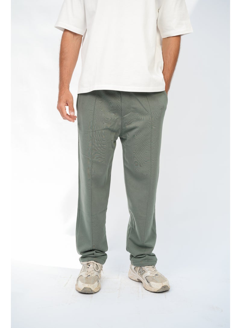 AMICI Lined comfy sweatpants Green - Image 2